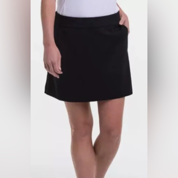 Tail Dresses & Skirts - Tail White Label Womens Golf Pull On Skort Size L Onyx Black NWT RN49937 UPF 50